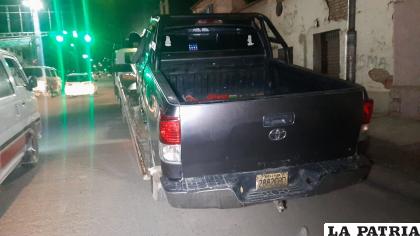 El infractor se quedó dormido en su motorizado /LA PATRIA