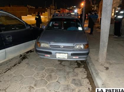 El taxi fue chocado por el ebrio al volante / LA PATRIA