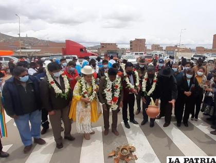 Momento en el que inauguraron esta infraestructura en la zona Sur de la ciudad /LA PATRIA
