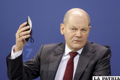 El canciller de Alemania Olaf Scholz /Michele Tantussi /Pool vía AP