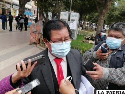 Exalcalde David Choque solicita el tratamiento del Proyecto de Ley /LA PATRIA