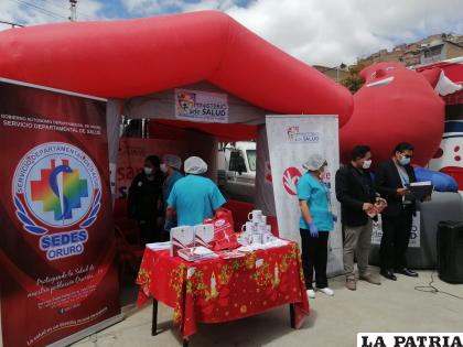 Inicio de la campaña de donación de sangre en el Sedes /LA PATRIA
