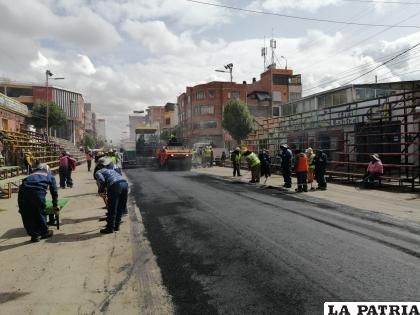 Recapamiento de la ruta del Carnaval /LA PATRIA