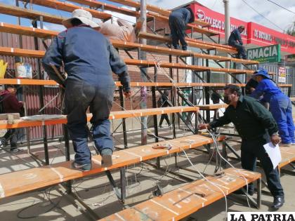 Advierten con el retiro de graderías defectuosas
 /LA PATRIA