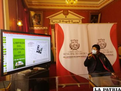 Presentación del Plan de Limpieza EMAO para Carnavales /LA PATRIA