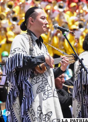 El integrante de Los Kjarkas, Makoto Shishido 
/LA PATRIA