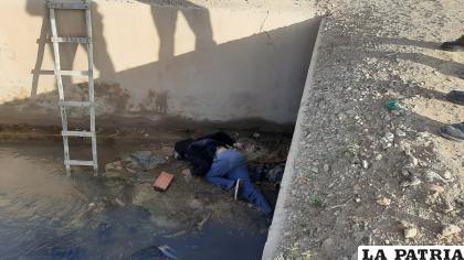 El cadáver fue trasladado a la morgue del cementerio /LA PATRIA