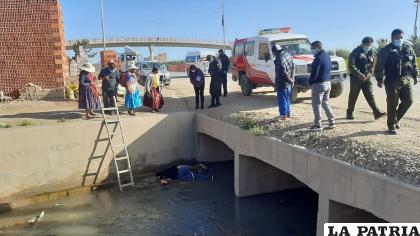 Fue hallado sin vida en el canal Rosso cerca al Casco del Minero /LA PATRIA