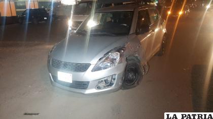 Este motorizado tiene daños de mediana consideración /LA PATRIA