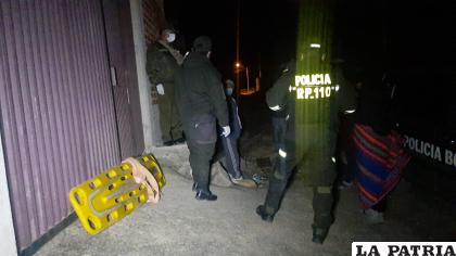 El cuerpo fue trasladado a la morgue del cementerio 
/LA PATRIA