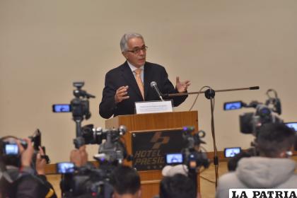 El relator de la ONU, García-Sayán dejó muchas observaciones sobre la justicia en Bolivia /APG