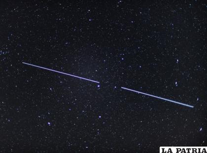 Los satélites obstruyen las fotografías de las galaxias /AFP