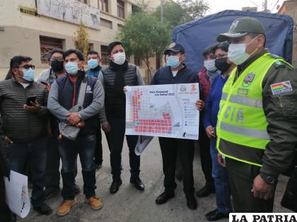 Inspección a la ruta del Carnaval de Oruro /LA PATRIA