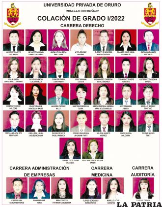 COLACIÓN DE GRADO I/2022