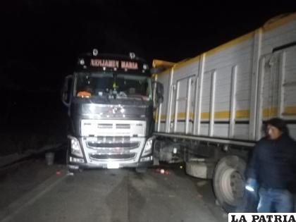 El motorizado que iba en sentido contrario evidenció daños materiales /Policía