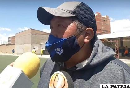 Héctor Irahola promotor del equipo de AFIZ y ahora será su entrenador /LA PATRIA

