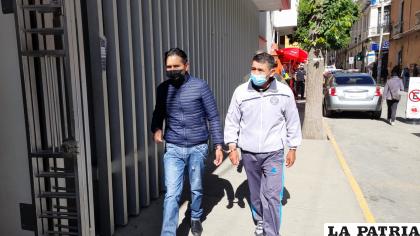 Dos de los tres acusados por el secuestro de Cancio Copa /LA PATRIA