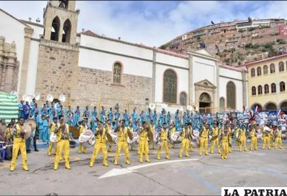La Banda Unión Pagador, importante presencia en el Carnaval de Oruro 
