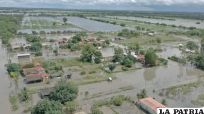 Inundaciones en el norte de Santa Cruz /ABI