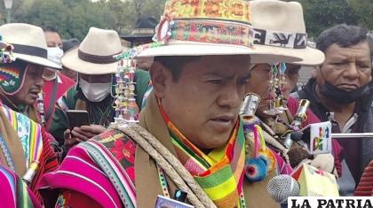 Jiliri Apumallku, Ramiro Jorge Cucho /LA PATRIA