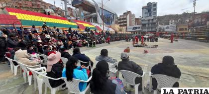 La actividad fue emplazada en la Avenida Cívica /LA PATRIA
