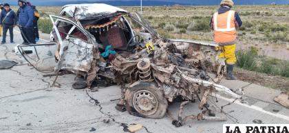 El conductor de la vagoneta falleció en la sala de emergencias 
/LA PATRIA
