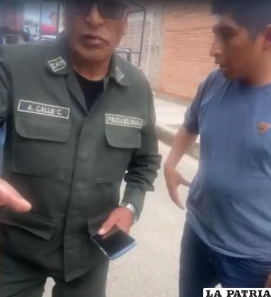 Un suboficial y un sargento son investigados 
/Captura de video