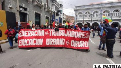 Los maestros se movilizarán /LA PATRIA Archivo