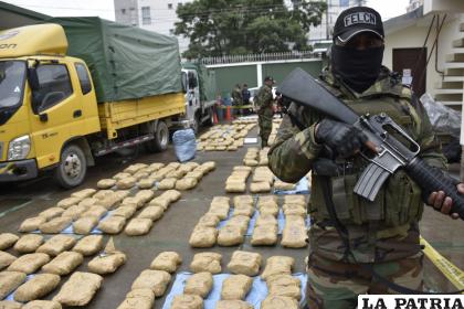 En 868 operativos incautaron 81,8 toneladas de droga /ABI