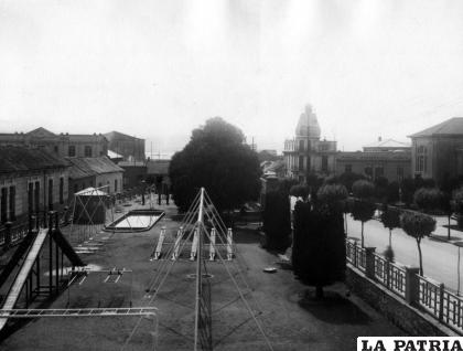 Se considera a este parque como uno de los más antiguos de la región/ Colección de fotografías  Biblioteca de Investigadores Casa Municipal de Cultura
