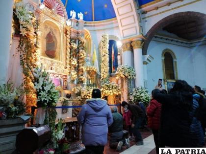 El motivo principal del santuario es la Virgen/Archivo
