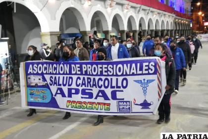 Personal en salud del municipio de Caracollo
