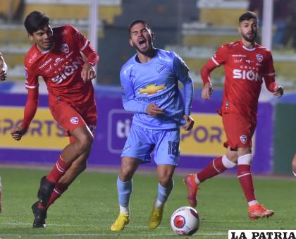 La última vez que se enfrentaron en La Paz, ganó Bolívar 3-0 el 26/08/2022 /APG
