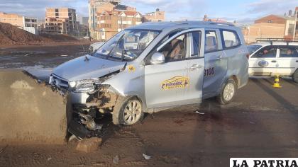 Radio taxi protagoniza hecho de tránsito /LA PATRIA