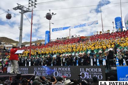 Más de 5.000 músicos tocaron al unísono
