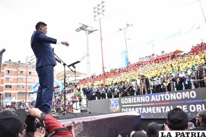 La acuarela musical mostró la diversidad del país /Alan López - LA PATRIA 
