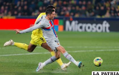 Lewandowski tuvo sus oportunidades pero no pudo anotar /as.com