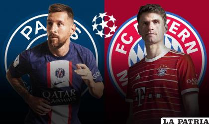 Ambos cuadros intentarán presentarse con sus mejores figuras, PSG con Messi y Bayern con Müller /soloparisiens.com
