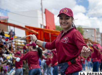 El movimiento de la honda en la danza de la llamera Zona Norte