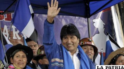 El líder del MAS, Evo Morales /ANF