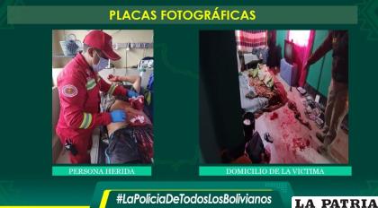Tras ser agredido, la víctima fue socorrida a un centro de salud /Policía
