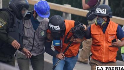Agresiones a periodistas en Bolivia son constantes  /Ministerio de Comunicación