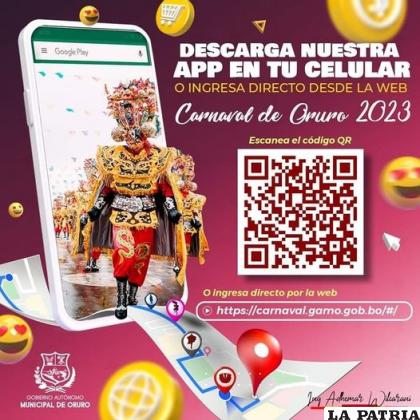 Gráfica oficial de la APP /RRSS
