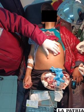 El adolescente falleció tras ser atacado por el delincuente 
/Policía