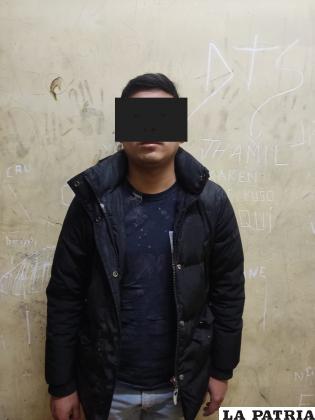 El implicado fue remitido al Ministerio Público 
/Cortesía
