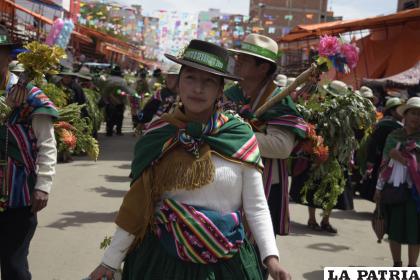 Conjunto del Distrito II de Sevaruyo hizo su ingreso en la Anata Andina 