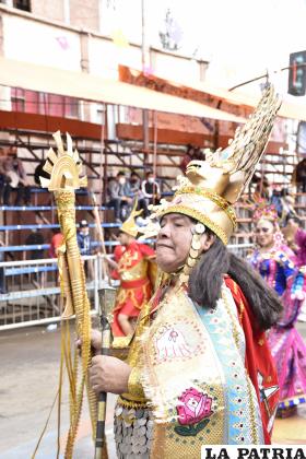 Fastuosa danza de los Incas
