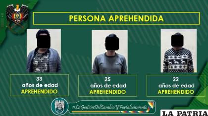Tres de los cuatro agresores fueron detenidos por la Policía /LA PATRIA