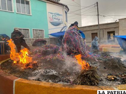 Este ritual es parte de las tradiciones de la región 
/LA PATRIA