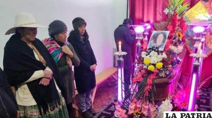 Velorio de una de las víctimas de feminicidio en El Alto / Guardiana Boliviana